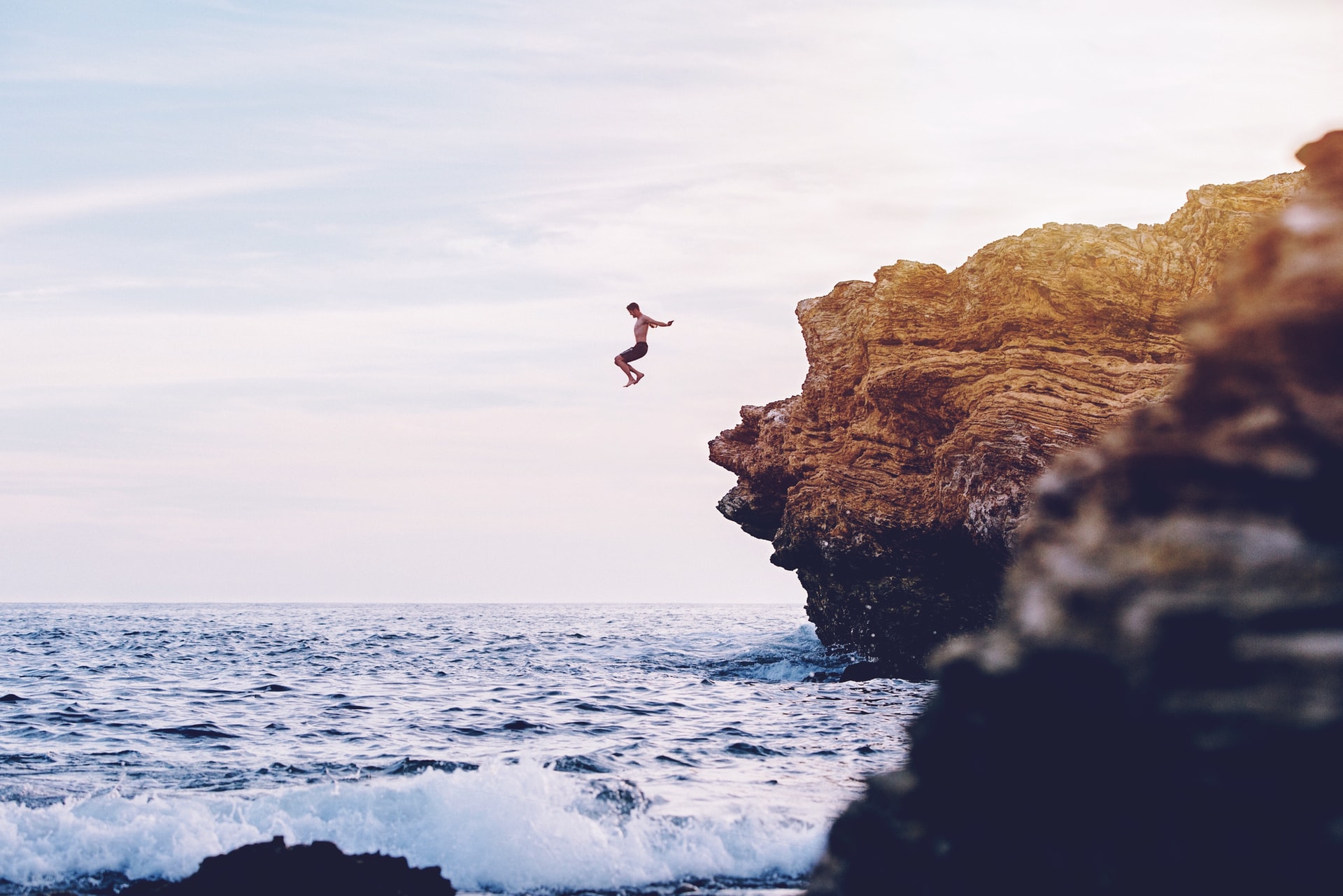 cliff jump